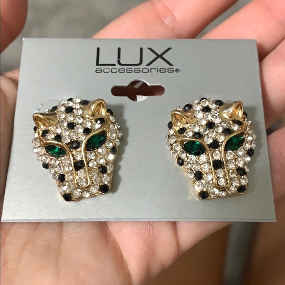 Panther earrings
